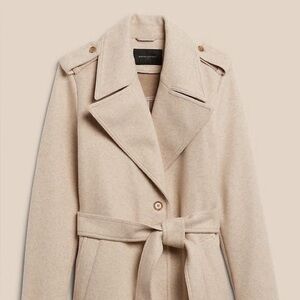 Belted Collar Jacket